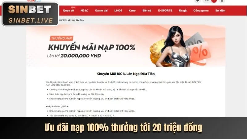 Thưởng chào mừng thành viên mới me88 link
